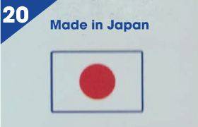 Sản xuất 100% tại Nhật Bản